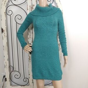 Mudd cowl neck sweater dress small